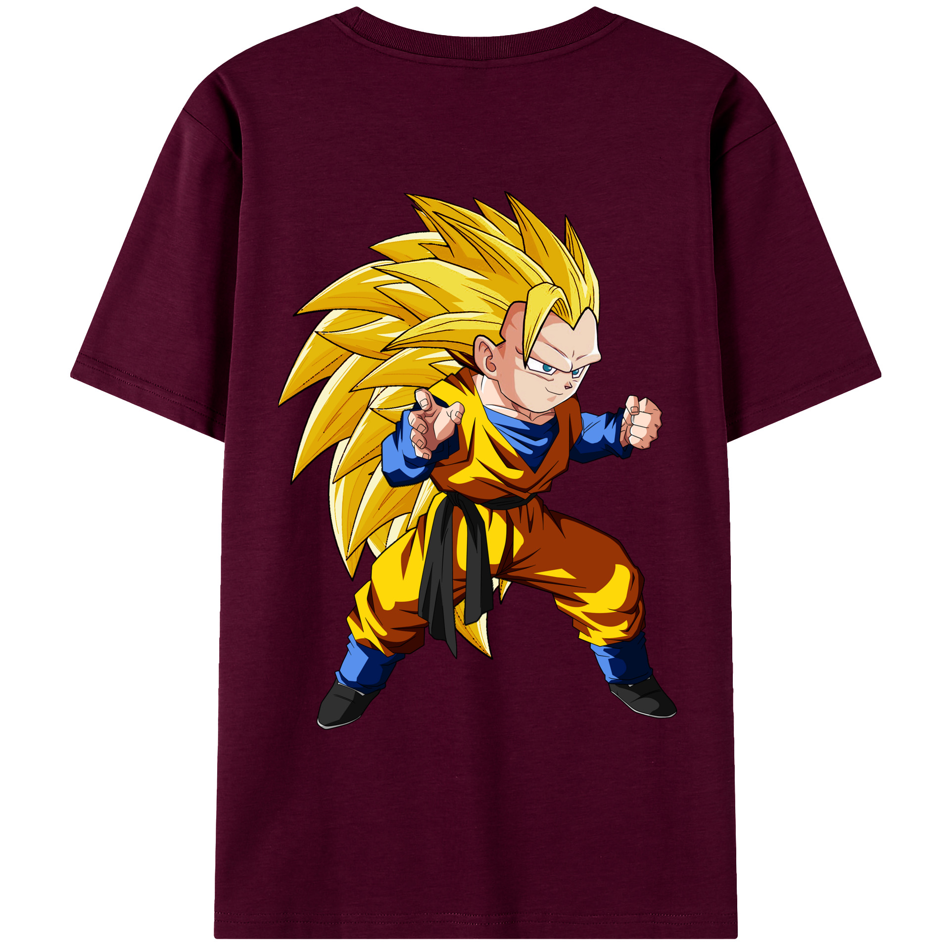 （画像用） ドラゴンボール ベジータ四世（Bejīta Yonsei）DRAGON BALL Vegeta IV レディース半袖Tシャツ(バックプリント)